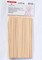 6" Natural Bamboo Skewers, 100 Count - Ø=2mm. Natural Bamboo. Strong, durable, bamboo skewers to display bite-sized fruits, vegetables, meats, cheese, desserts, and other appetizers.